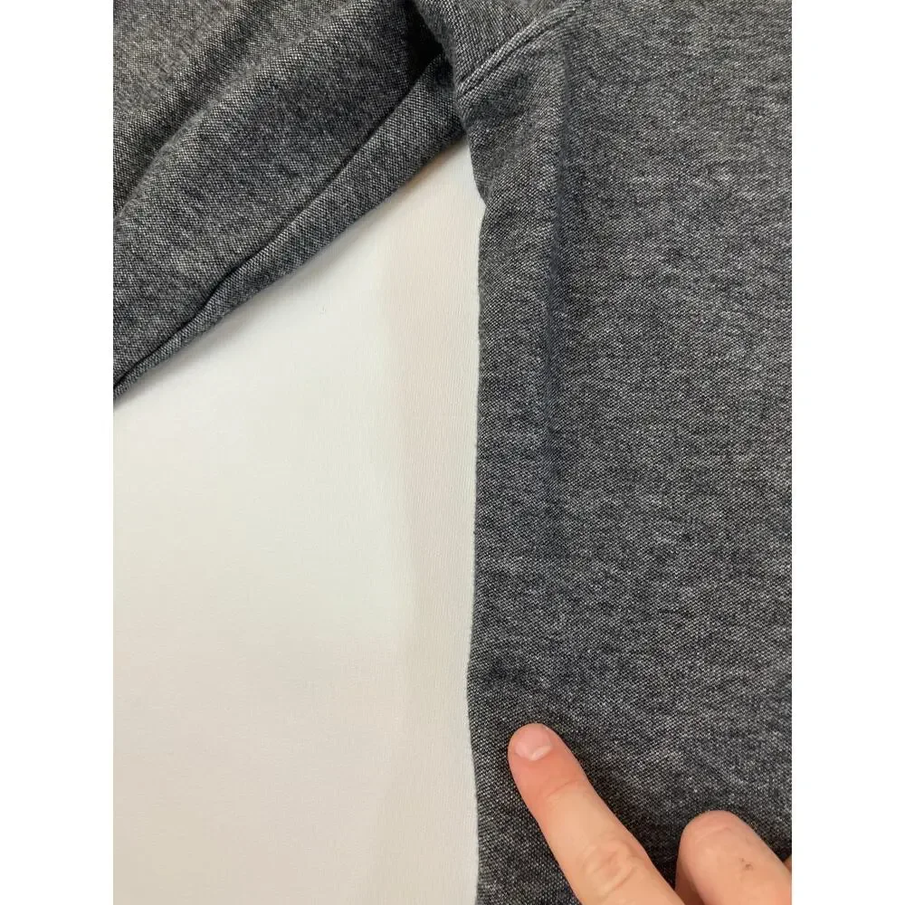 Alfani Men’s Large Full Zip Sweatshirt Gray Black Colorblock Cotton Jacket